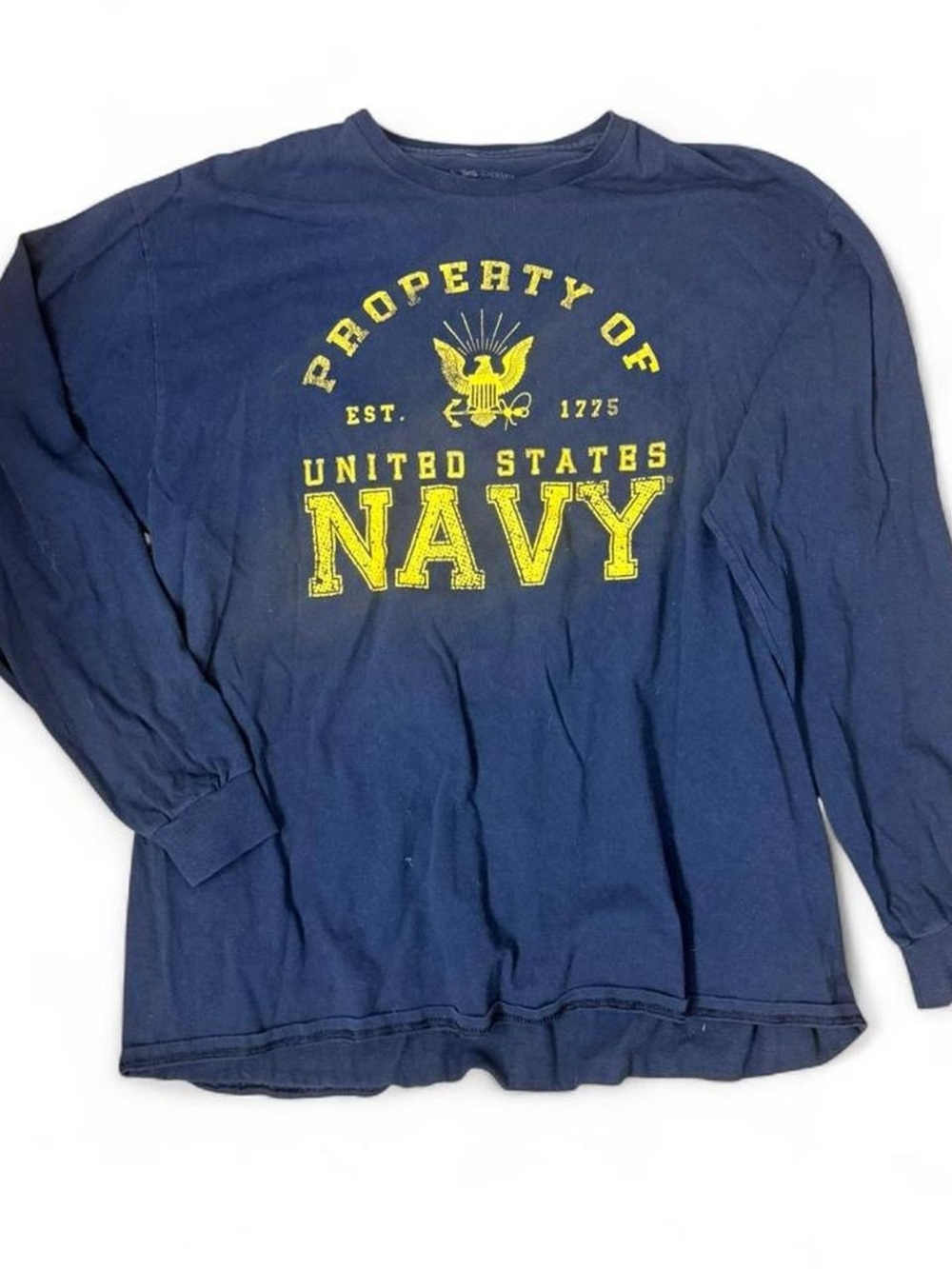 United States Navy Graphic Long Sleeve Tee - Navy